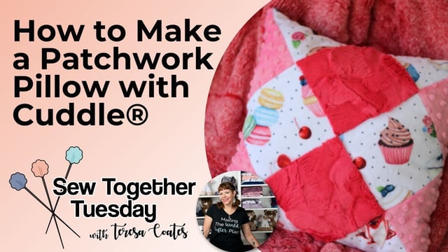 How To Sew With Minky Fabric: Cuddle Lovey - Underground Crafter