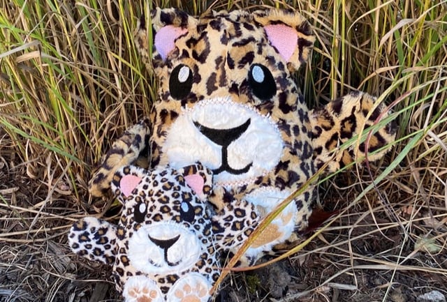 How to Sew and Embroider a Stuffed Animal Peekaboo Cheetah 