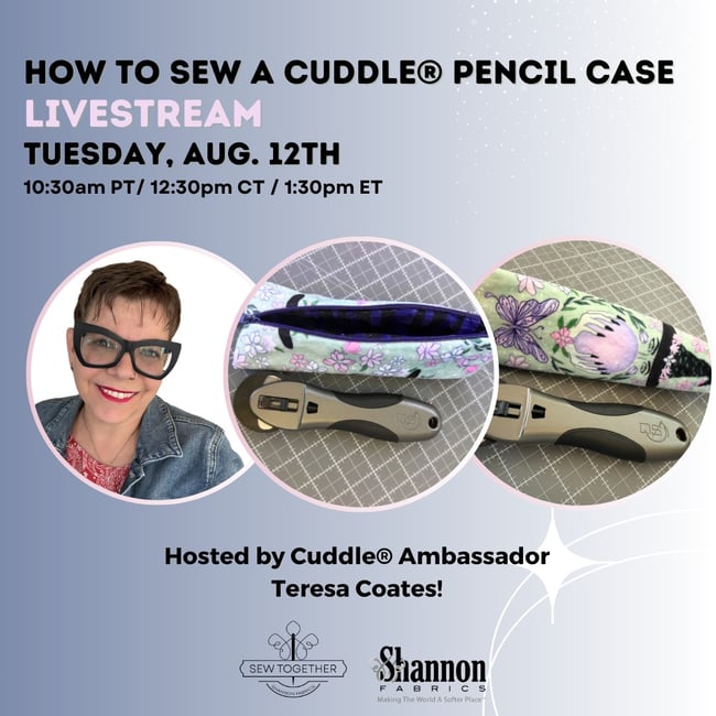How to Make a Zipper Pencil Case with Cuddle®