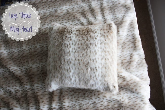 Faux Fur Pillow Cover & Throw Pattern and Tutorial