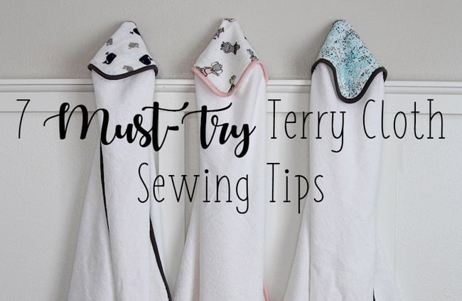must try terry cloth sewing tips