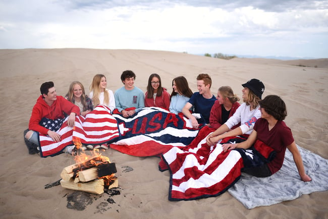 American-Themed Fourth of July Cuddle® Minky Plush Fabrics