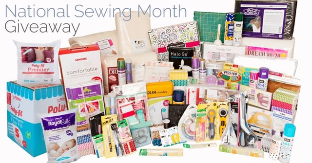 national sewing month giveaway