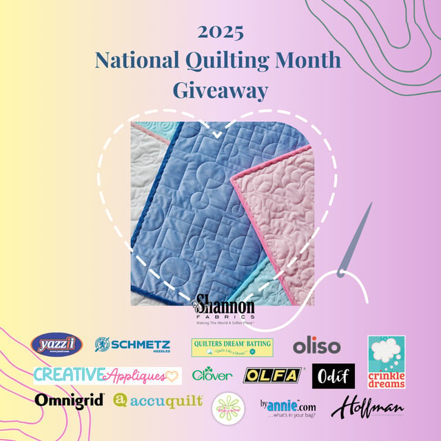 National Quilting Month Giveaway 2025