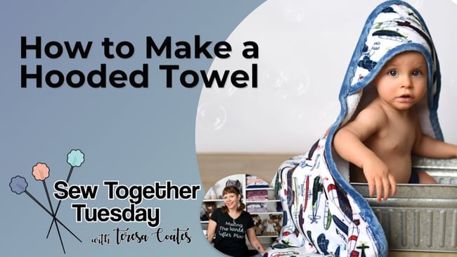 How to Sew a Hooded Towel 
