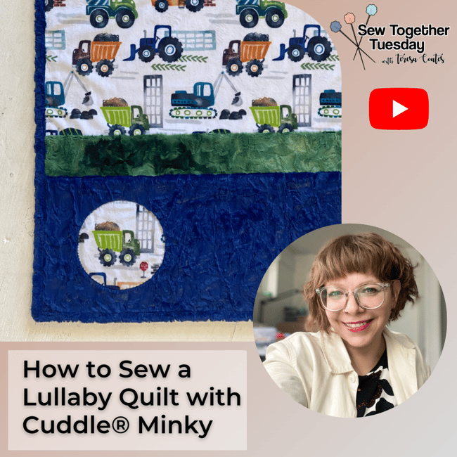How to Sew a Lullaby Quilt with Cuddle® Minky
