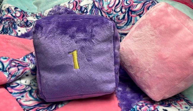 how to sew a baby block (cuddle cube)