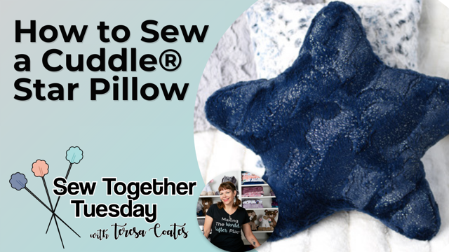 VIDEO: How to Sew a Cuddle® Star Pillow (& Free Star Pillow Pattern)