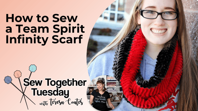 Video: How to Sew a Team Spirit Infinity Scarf (& Free Pattern)