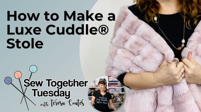 How to Make a Luxe Cuddle® Stole