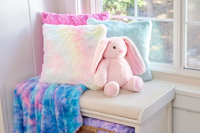Luxe Cuddle® Bunny Fusion: The softness of LC Bunny minky and a vibrant splash of color